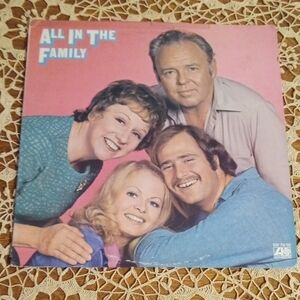 All in the Family Vinyl Record - Pink Cover